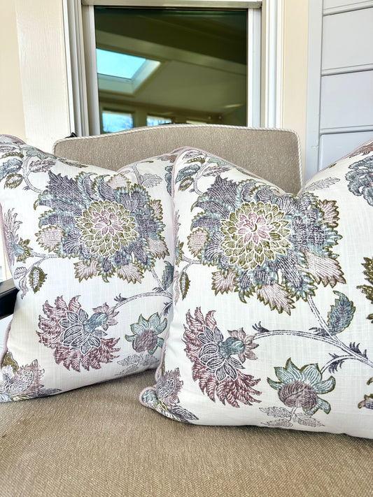 Purple + Green Mulit Color Throw